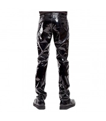 Men SHINY Pant Five Pocket Pant SHINY VINYL Punk EMO PVC Pants Rocker Men Gothic Pant